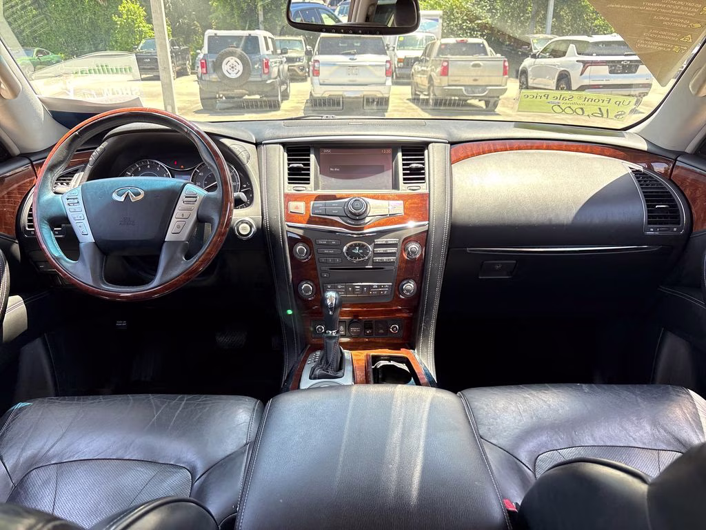 2016 Black Obsidian INFINITI QX80 Base RWD SUV