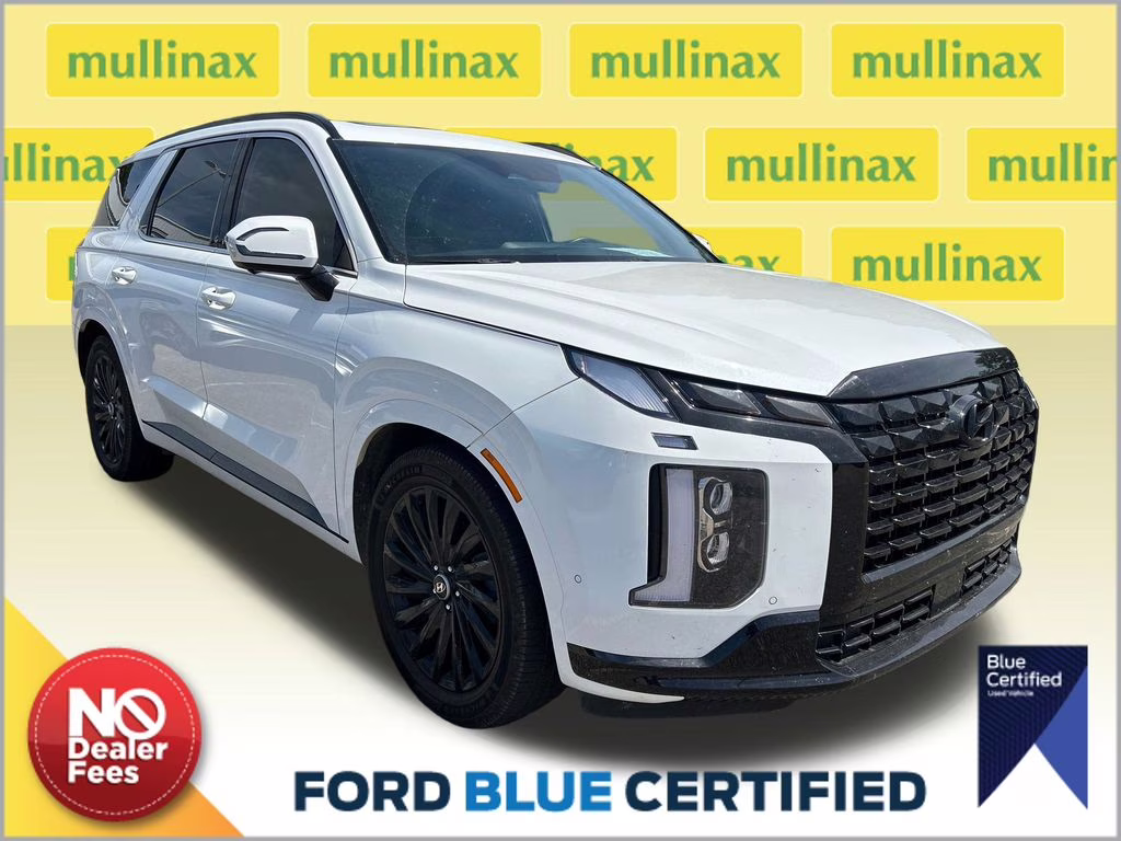 2024 Hyper White Hyundai Palisade Calligraphy Night Edition AWD SUV