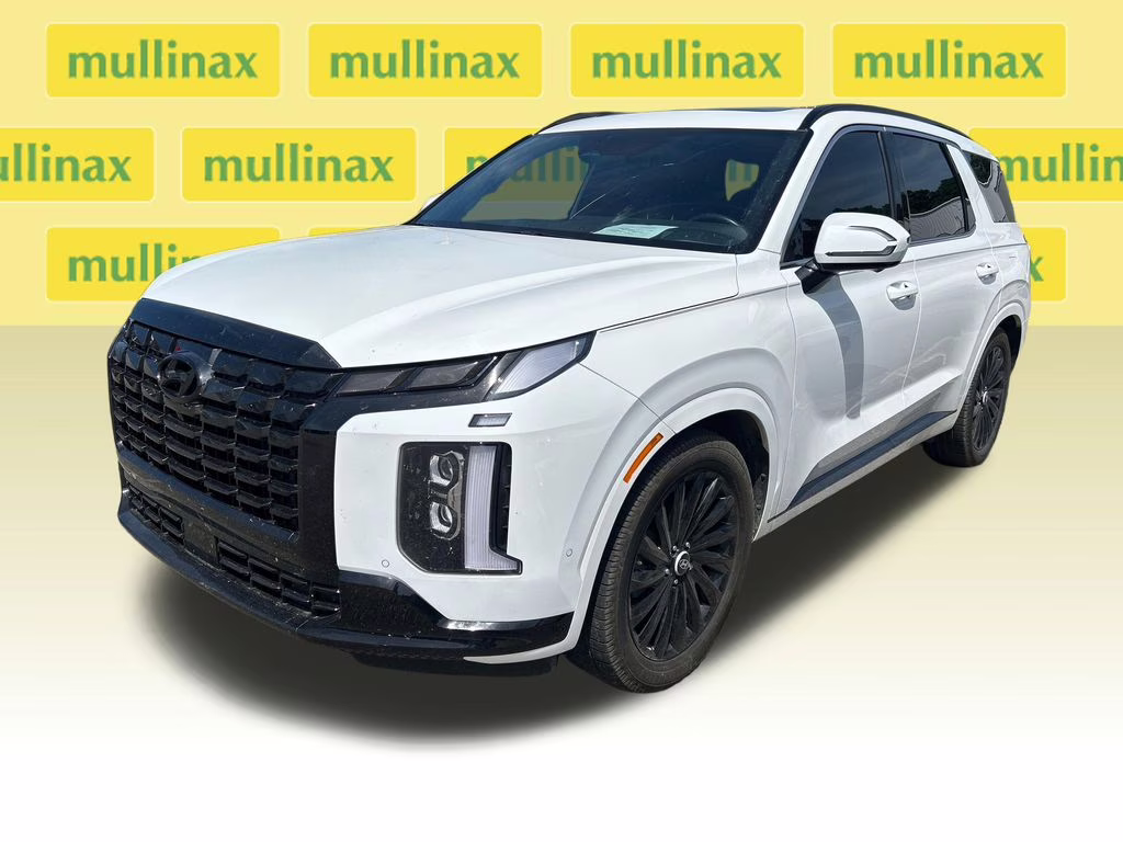 2024 Hyper White Hyundai Palisade Calligraphy Night Edition AWD SUV