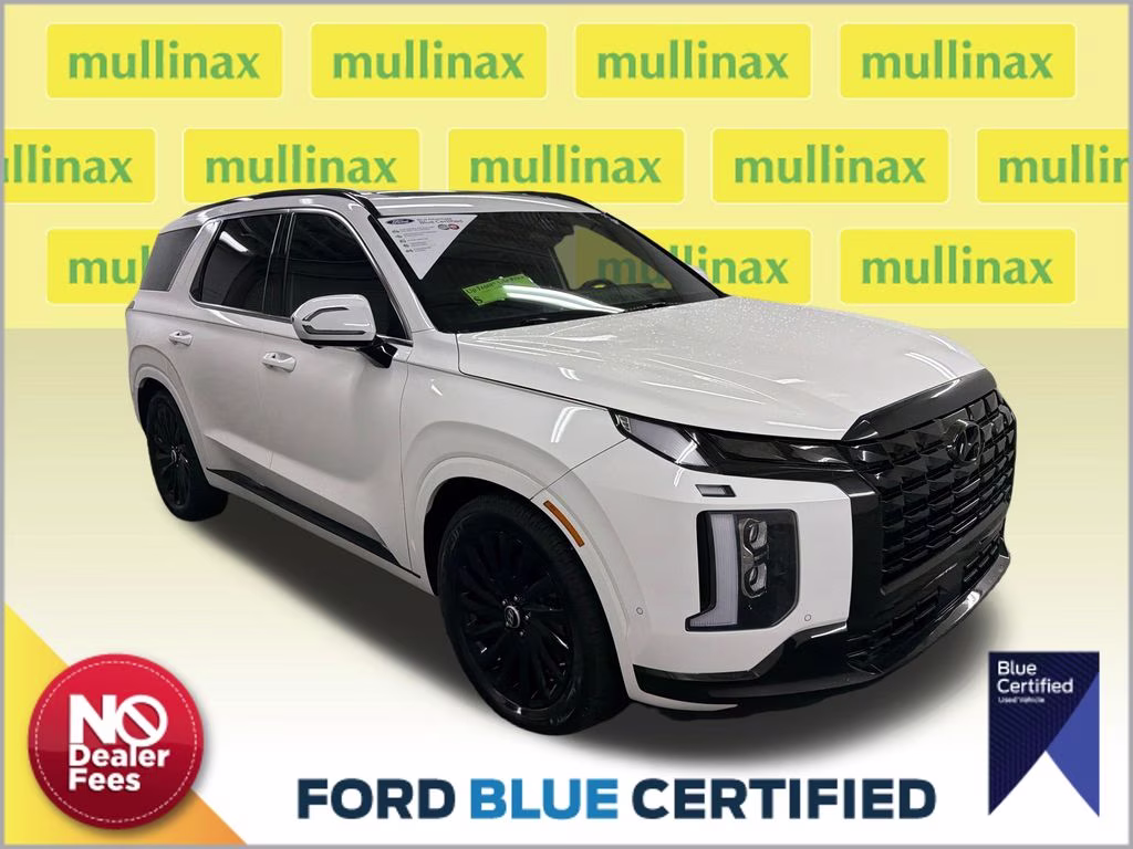 2024 Hyper White Hyundai Palisade Calligraphy Night Edition AWD SUV