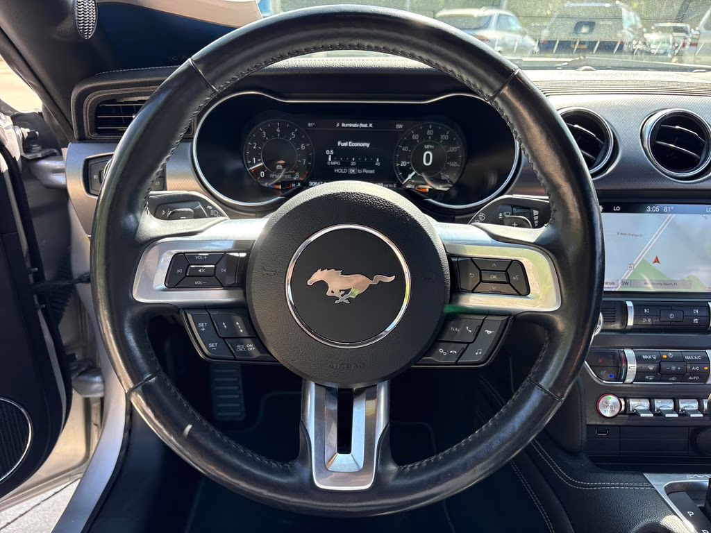 2019 Ingot Silver Ford Mustang GT Premium RWD Convertible