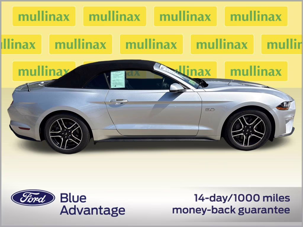 2019 Ingot Silver Ford Mustang GT Premium RWD Convertible