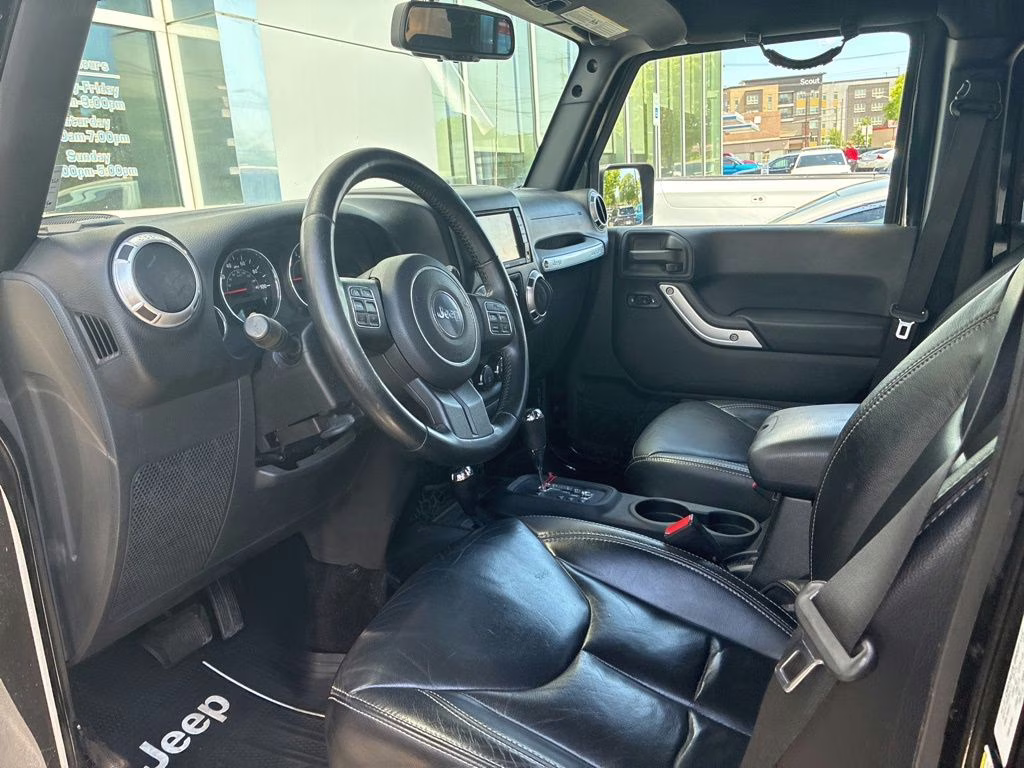 2015 Black Clearcoat Jeep Wrangler Unlimited Sahara 4X4 SUV