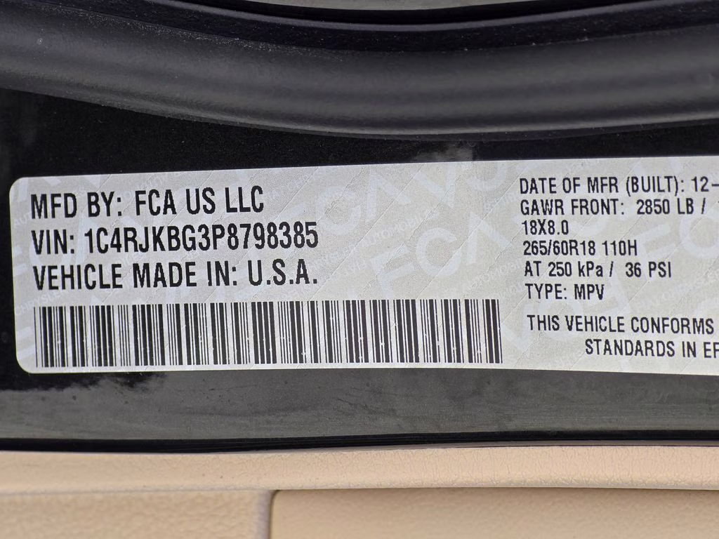 2023 Rocky Mountain Pearlcoat Jeep Grand Cherokee L Limited 4X4 SUV