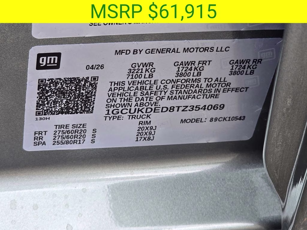2026 Sterling Gray Metallic Chevrolet Silverado 1500 LT 4X4 Truck