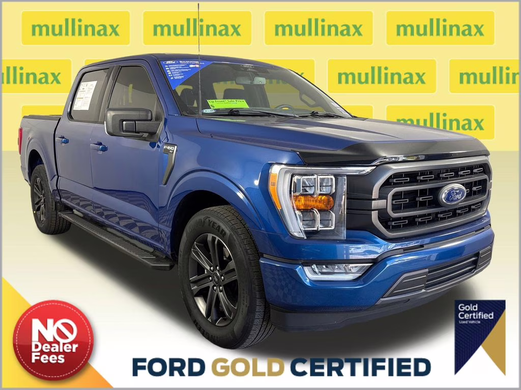 2022 Blue Metallic Ford F-150 XLT RWD Truck
