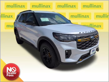 2026 Space White Metallic Ford Explorer Tremor 4X4 SUV