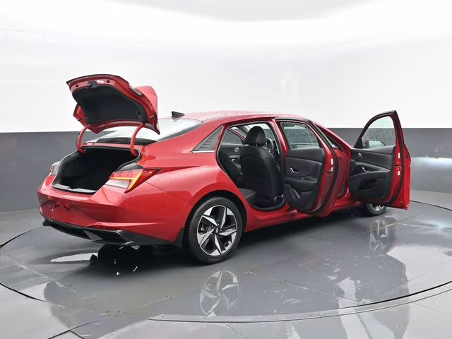 2023 Scarlet Red Pearl Hyundai Elantra Limited FWD Sedan