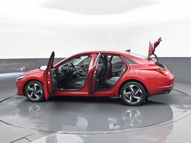 2023 Scarlet Red Pearl Hyundai Elantra Limited FWD Sedan