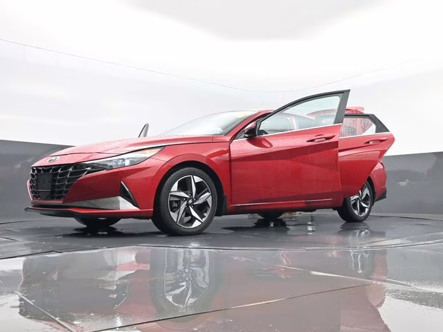 2023 Scarlet Red Pearl Hyundai Elantra Limited FWD Sedan