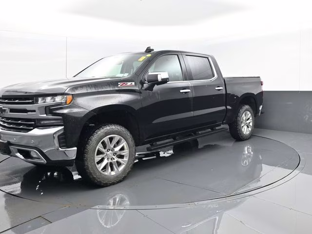 2021 Black Chevrolet Silverado 1500 LTZ 4X4 Truck