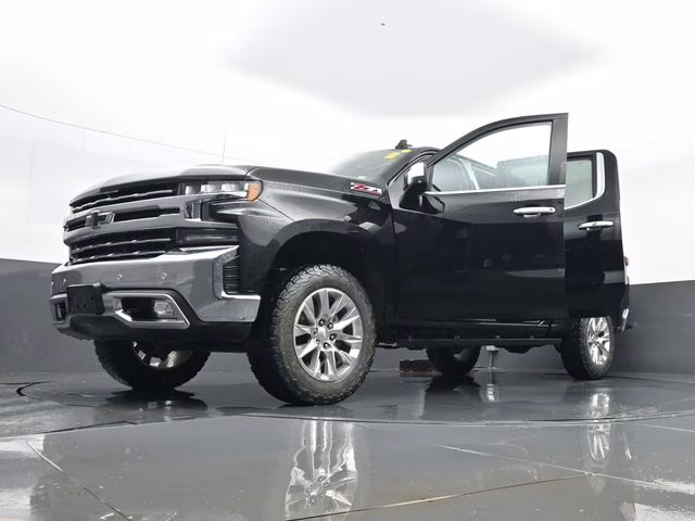 2021 Black Chevrolet Silverado 1500 LTZ 4X4 Truck