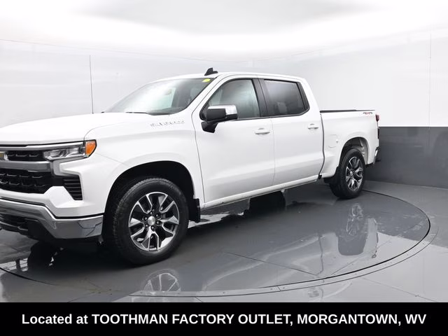 2024 Summit White Chevrolet Silverado 1500 LT 4X4 Truck