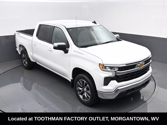 2024 Summit White Chevrolet Silverado 1500 LT 4X4 Truck