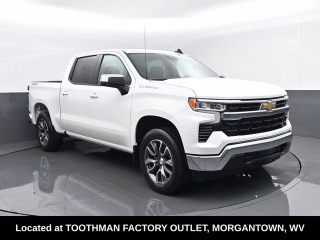 2024 Summit White Chevrolet Silverado 1500 LT 4X4 Truck