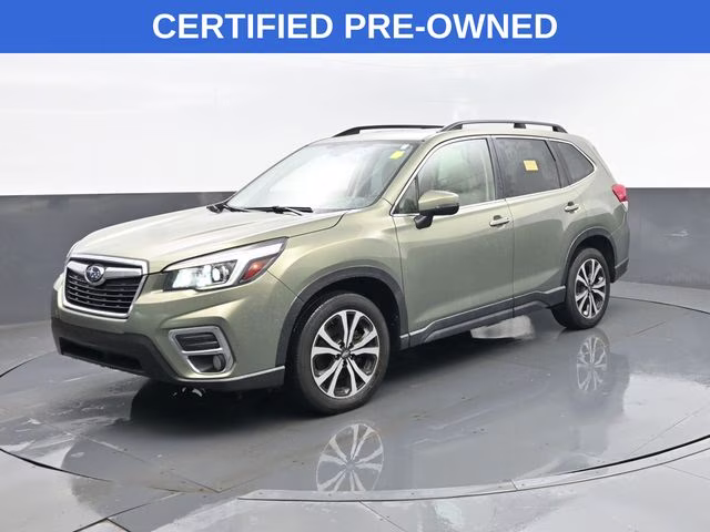 2020 Jasper Green Metallic Subaru Forester Limited AWD SUV