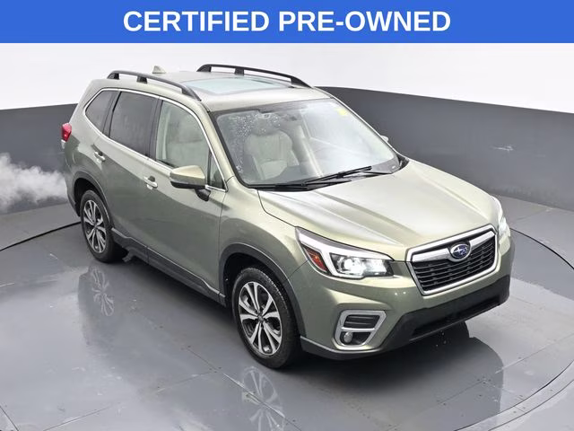 2020 Jasper Green Metallic Subaru Forester Limited AWD SUV