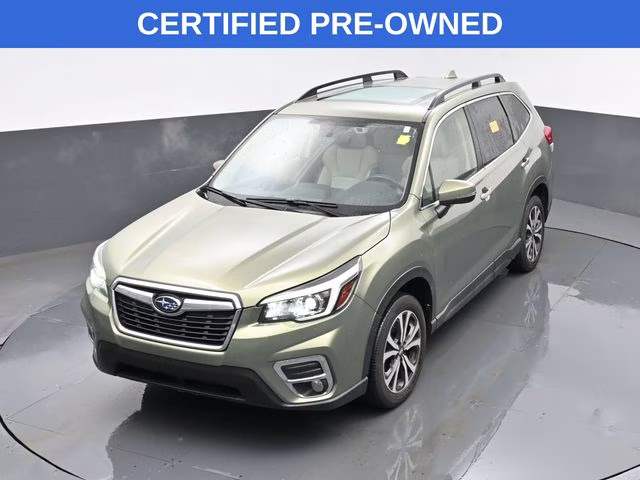 2020 Jasper Green Metallic Subaru Forester Limited AWD SUV