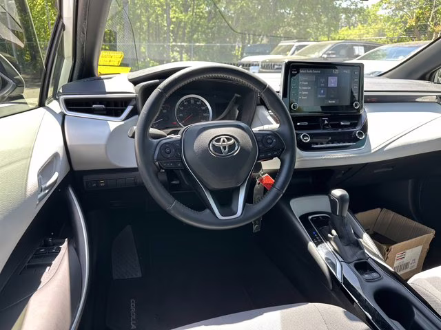 2020 White Toyota Corolla FWD Sedan