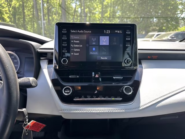 2020 White Toyota Corolla FWD Sedan