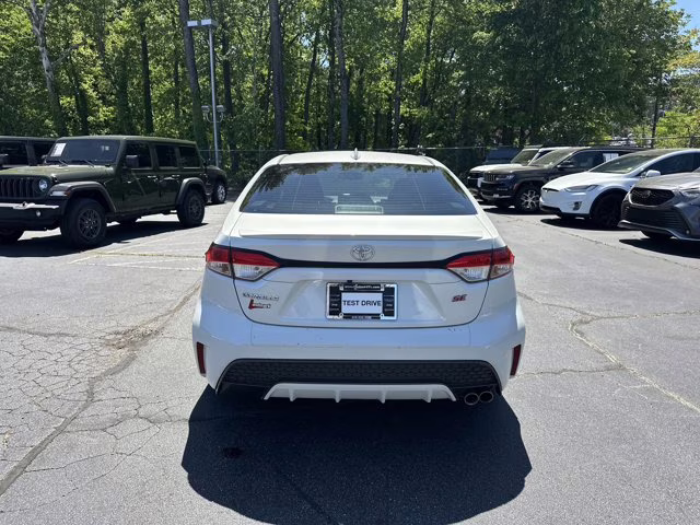 2020 White Toyota Corolla FWD Sedan