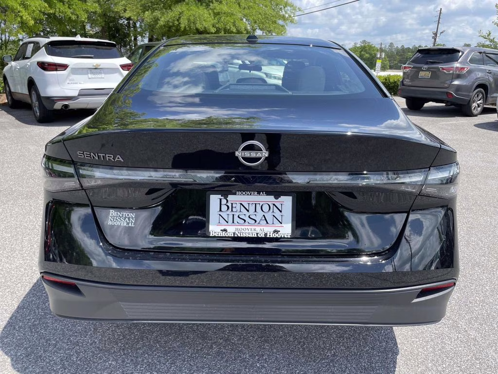 2026 Super Black Nissan Sentra SV FWD Sedan
