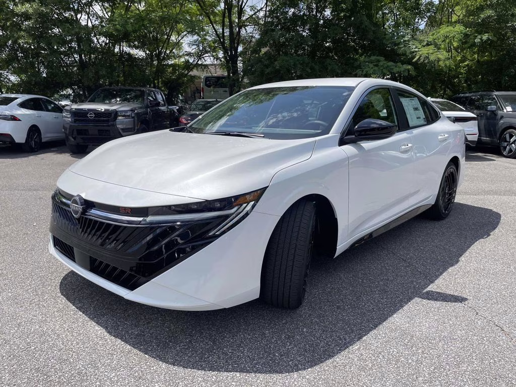 2026 Aspen White Tricoat Nissan Sentra SR FWD Sedan