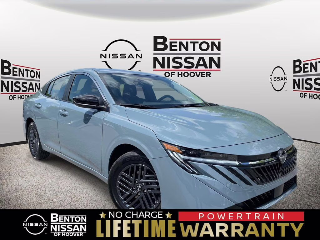 2026 Atlantic Gray Metallic Nissan Sentra SV FWD Sedan