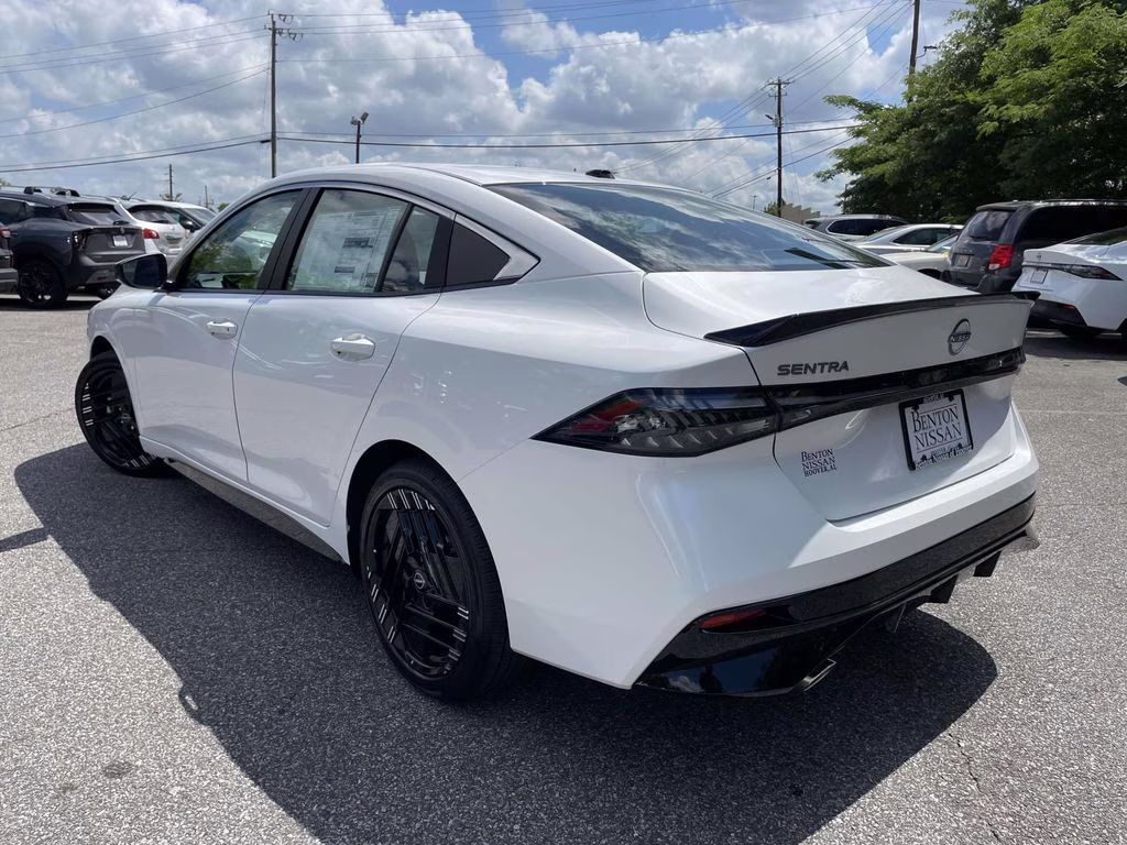 2026 Aspen White Tricoat Nissan Sentra SR FWD Sedan