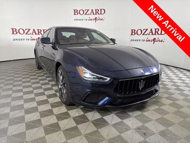 2023 Blu Nobile Tri-Coat Maserati Ghibli Modena Q4 AWD Sedan