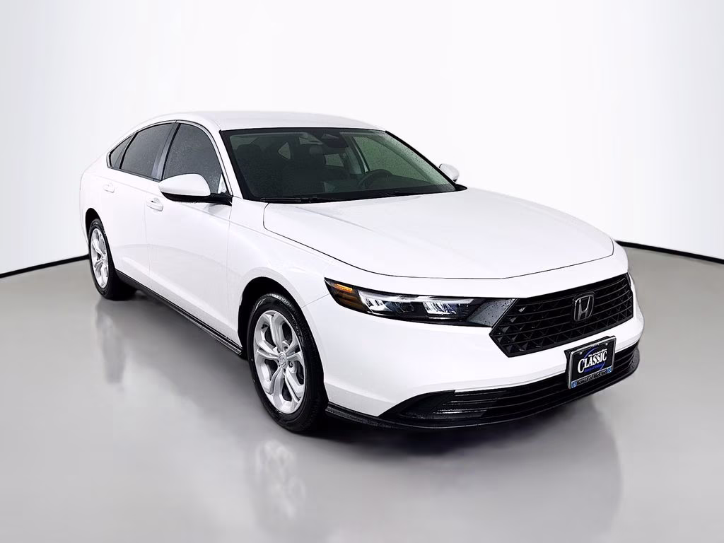 2026 Platinum White Pearl Honda Accord LX FWD Sedan