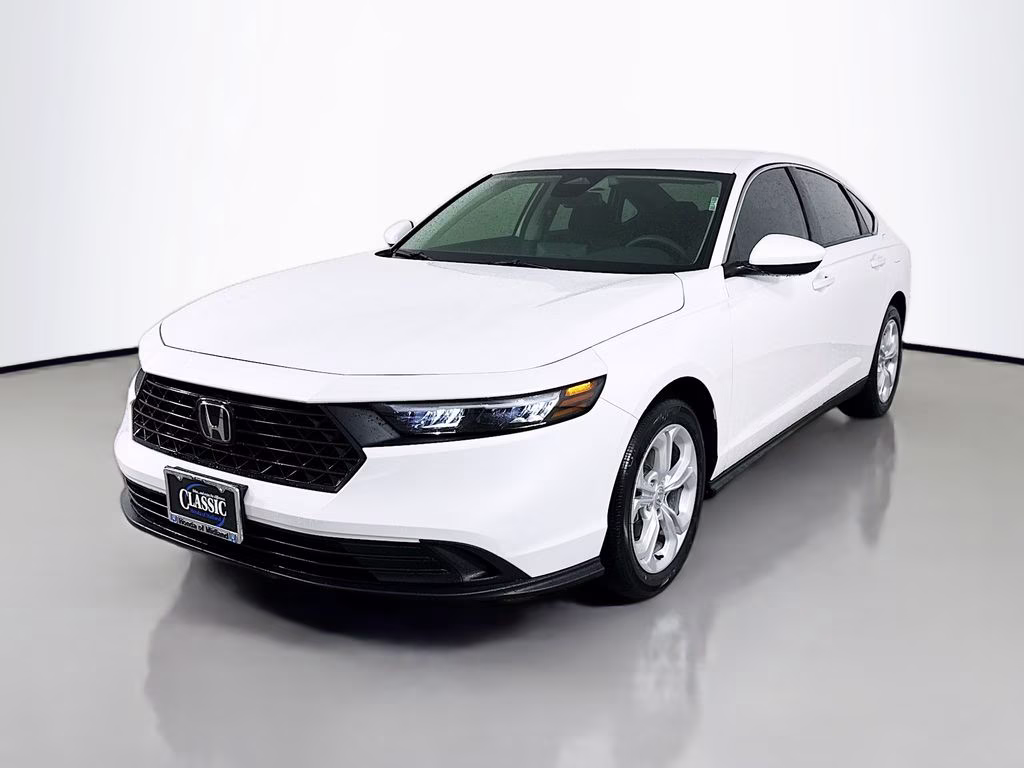 2026 Platinum White Pearl Honda Accord LX FWD Sedan