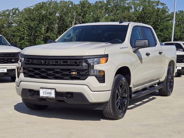 2026 White Sands Chevrolet Silverado 1500 Custom RWD Truck