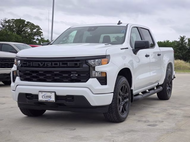 2026 Summit White Chevrolet Silverado 1500 Custom RWD Truck