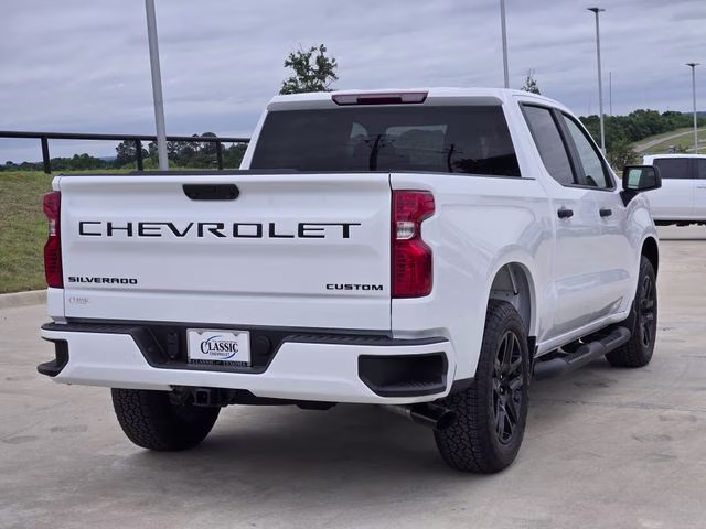 2026 Summit White Chevrolet Silverado 1500 Custom RWD Truck