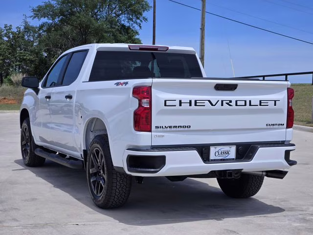 2026 Summit White Chevrolet Silverado 1500 Custom 4X4 Truck