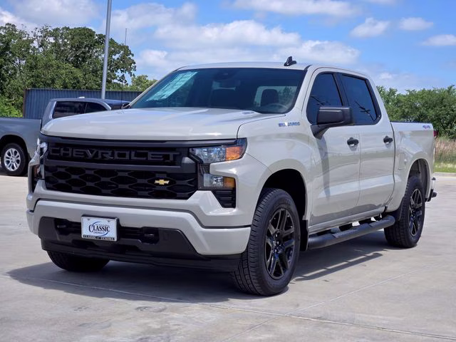2026 White Sands Chevrolet Silverado 1500 Custom 4X4 Truck