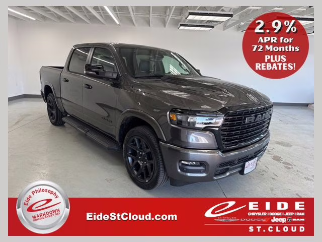 2026 Granite Crystal Metallic Clearcoat Ram 1500 Laramie 4X4 Truck