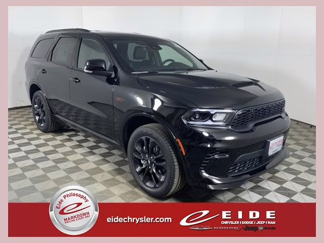 2026 DB Black Crystal Clearcoat Dodge Durango GT Plus AWD SUV