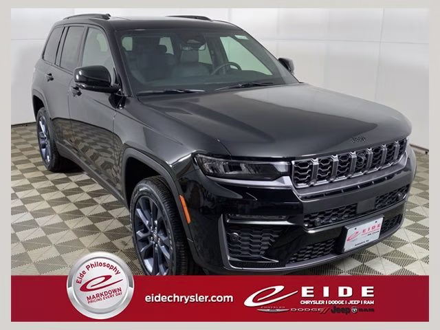 2026 Diamond Black Crystal Pearlcoat Jeep Grand Cherokee 85th Anniversary Edition 4X4 SUV