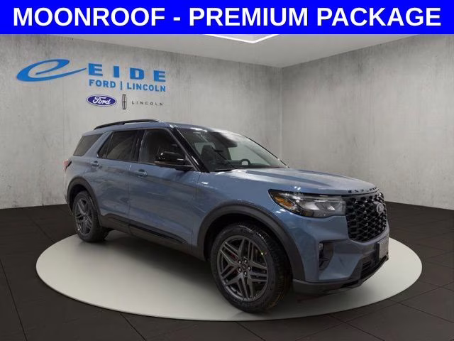 2026 Vapor Blue Ford Explorer ST-Line 4X4 SUV
