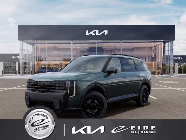 2027 Black Jade Green Kia Telluride Hybrid X-Line SX AWD SUV