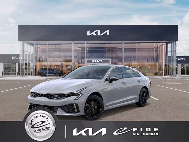 2026 Wolf Gray Kia K5 GT-Line AWD Sedan