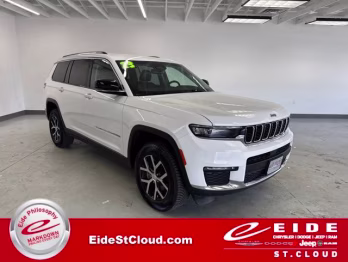 2023 Bright White Clearcoat Jeep Grand Cherokee L Limited SUV