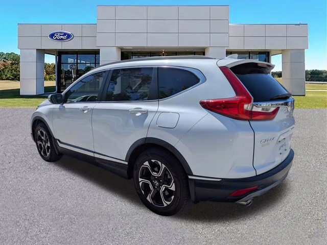 2019 White Honda CR-V Touring FWD SUV