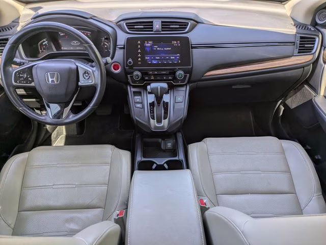 2019 White Honda CR-V Touring FWD SUV