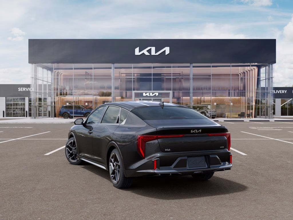 2026 Gray Kia K4 GT-Line FWD Sedan