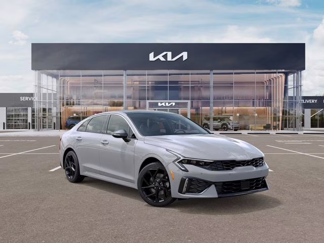 2026 Wolf Gray Kia K5 GT-Line AWD Sedan