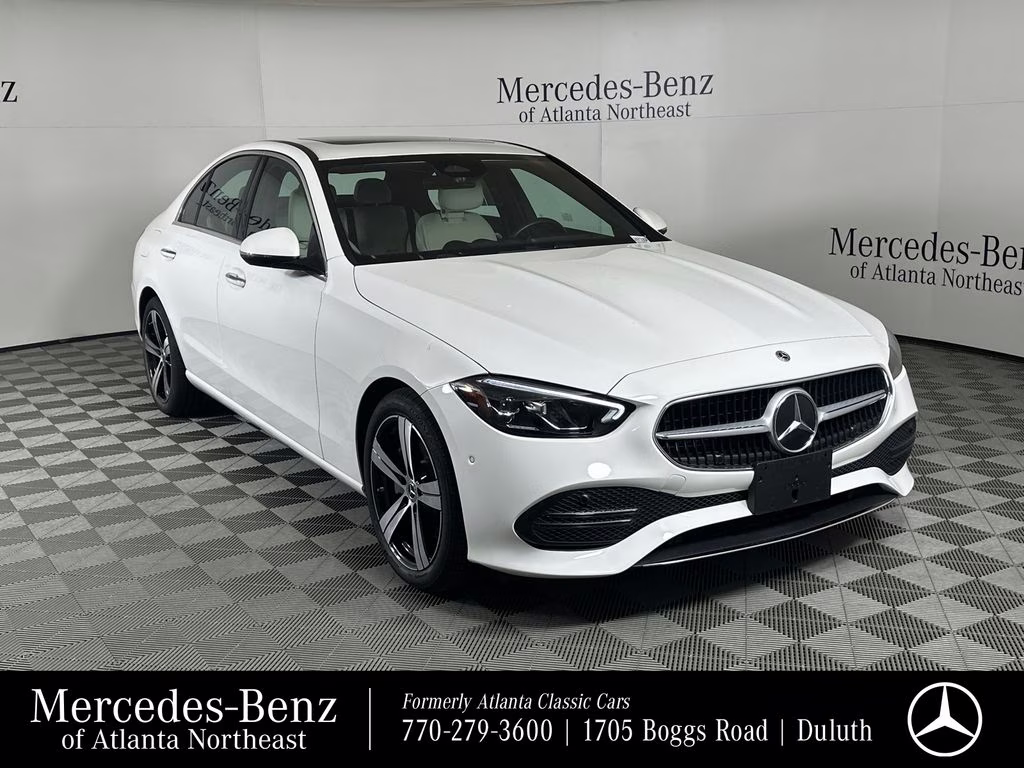 2025 Polar White Mercedes-Benz C-Class C 300 RWD Sedan