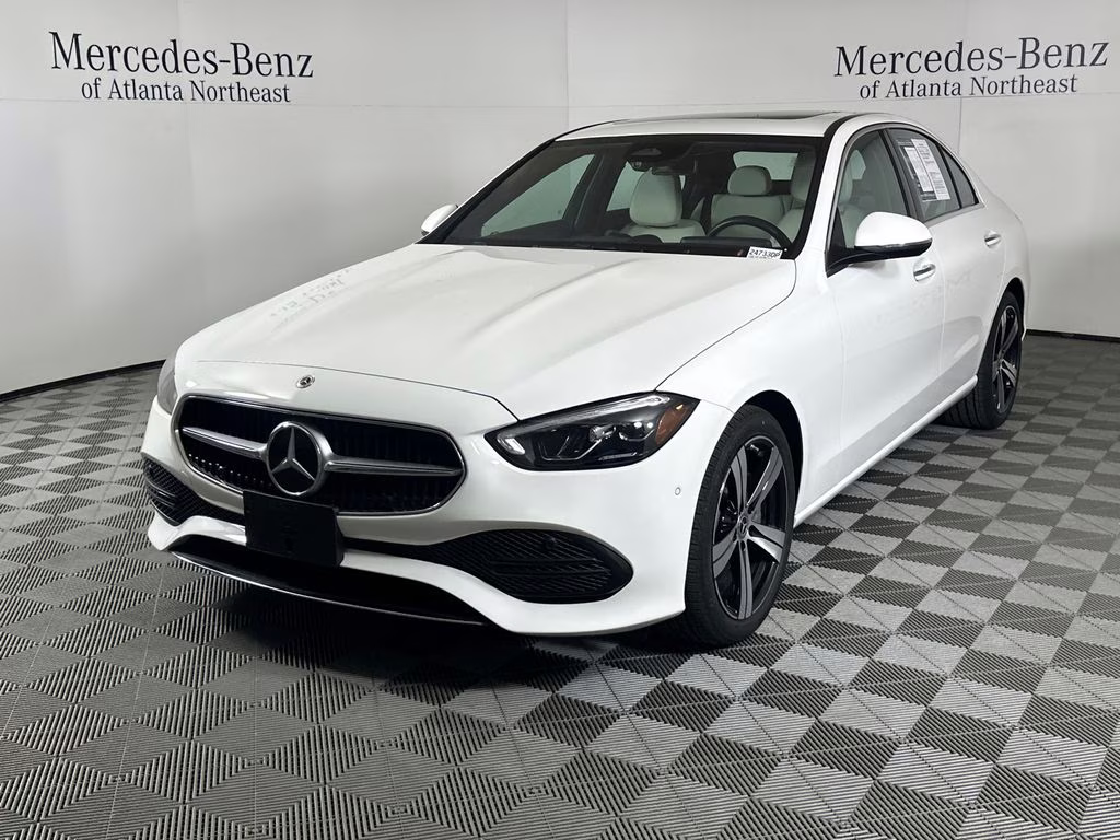 2025 Polar White Mercedes-Benz C-Class C 300 RWD Sedan